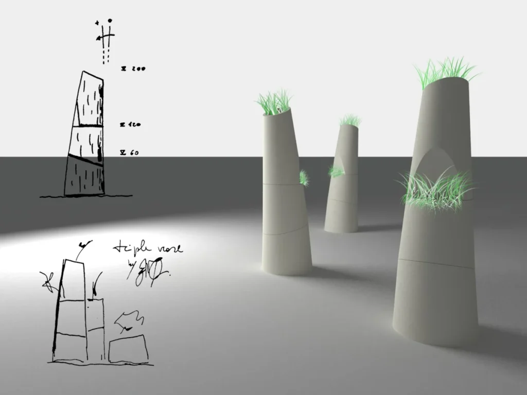 Triple Vase